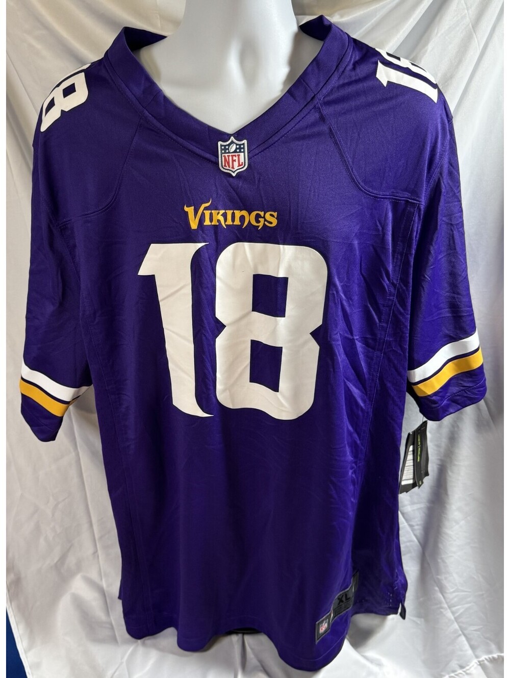 Nike Minnesota Vikings Justin Jefferson Jersey On Field Apparel Size XL NEW NWT